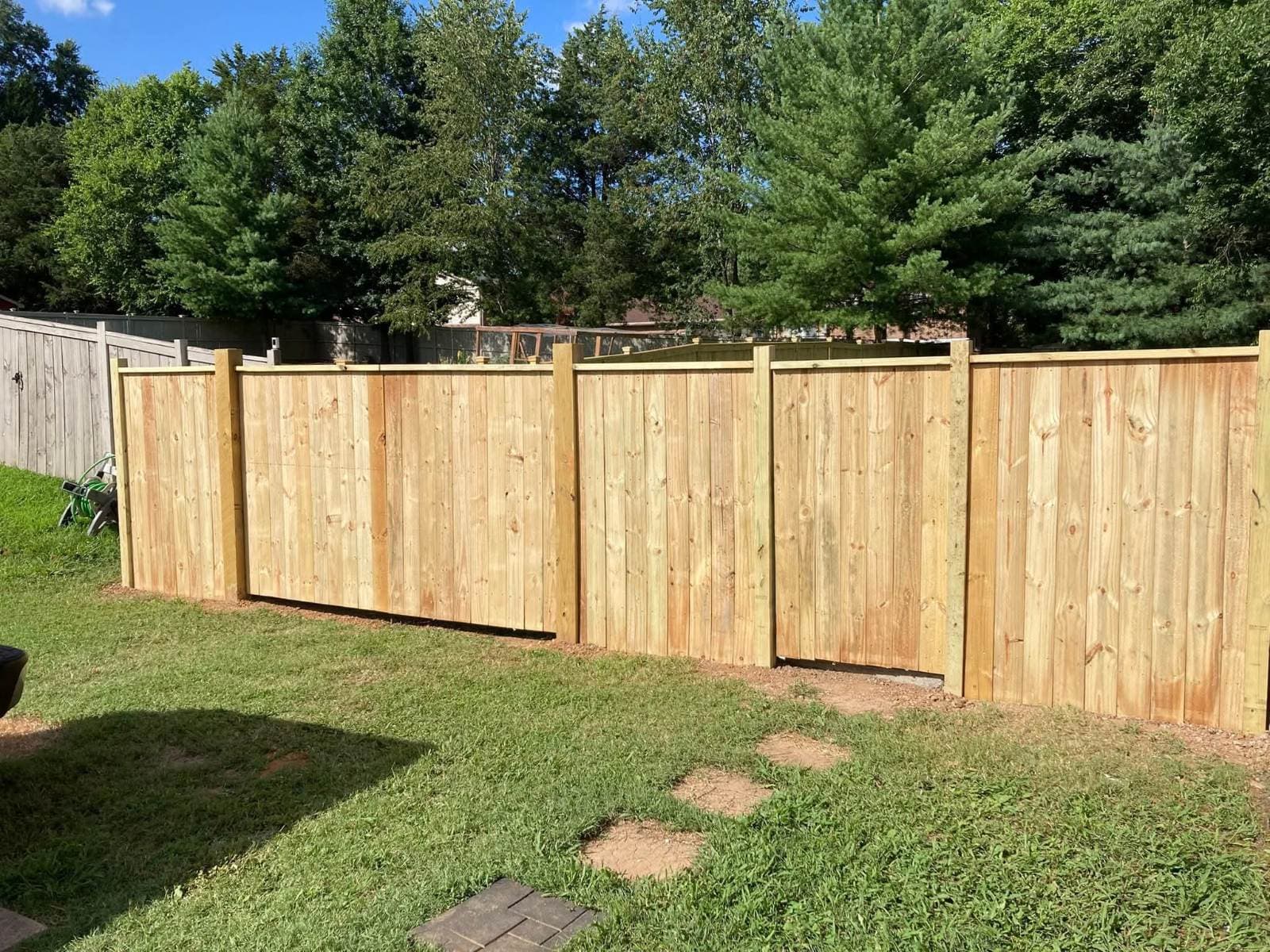 Beautiful New Fence Installation in Hendersonville image