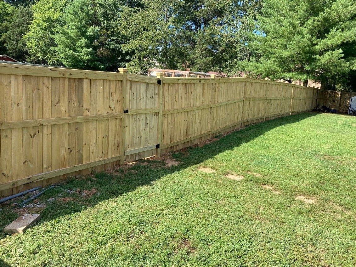 Gallery photos for Beautiful New Fence Installation in Hendersonville: Image #2